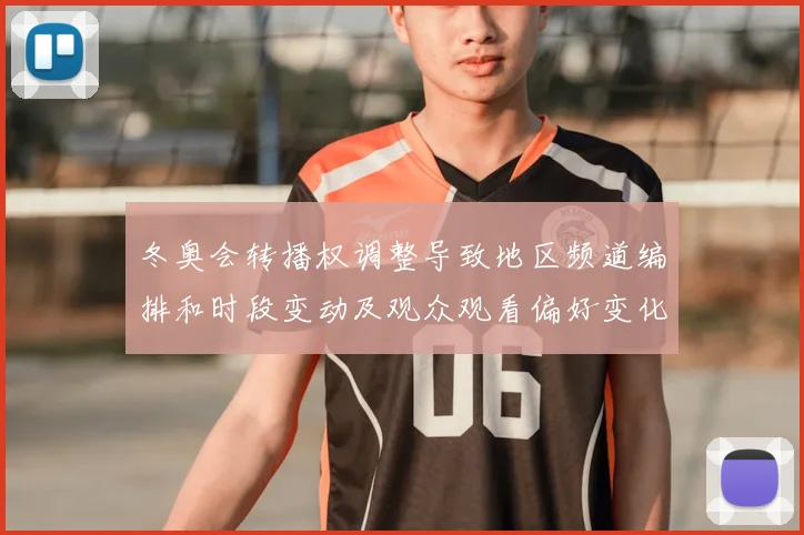 冬奥会转播权调整导致地区频道编排和时段变动及观众观看偏好变化